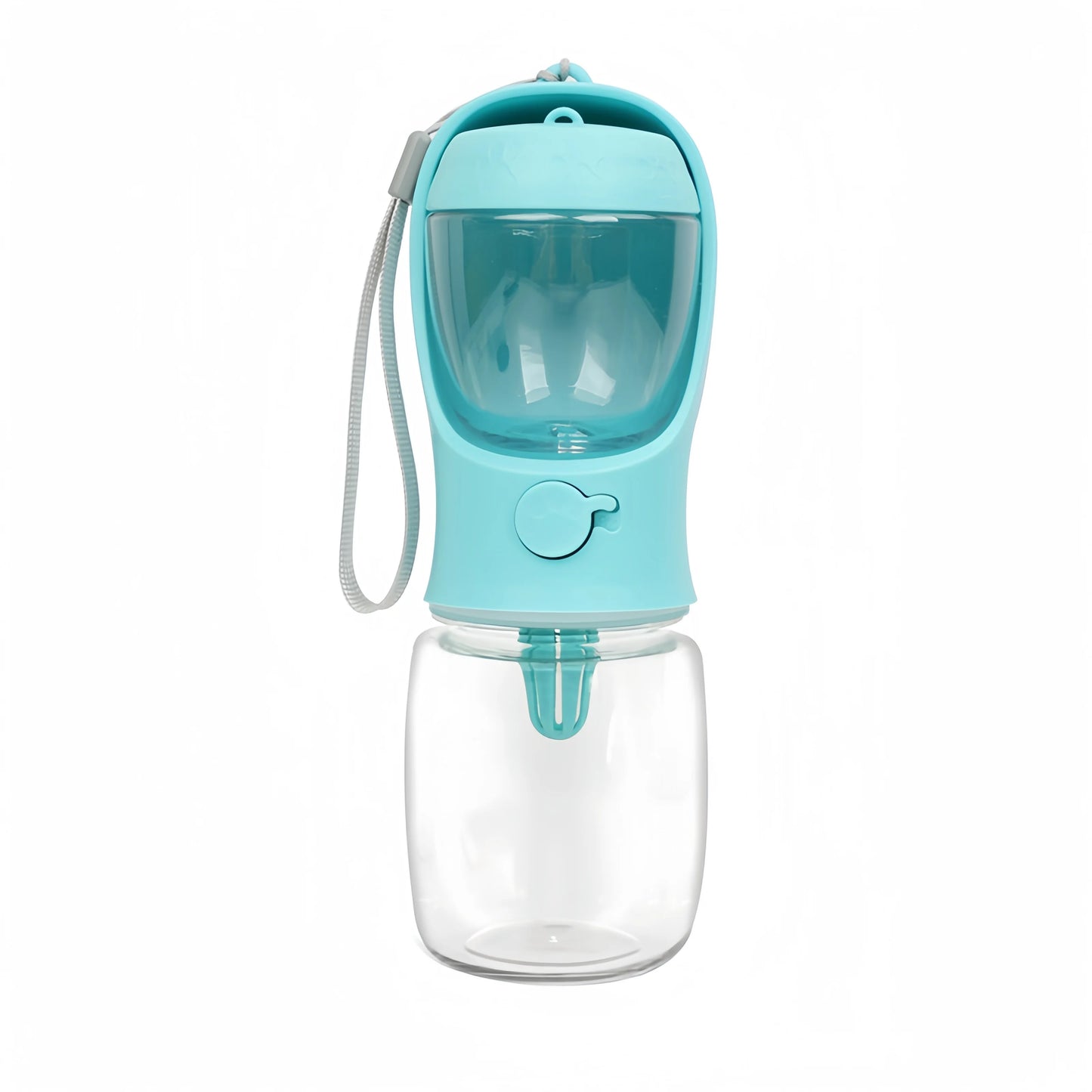 Portable pet water bottle – food-grade material with water cup & food dispenser for dogs & cats™