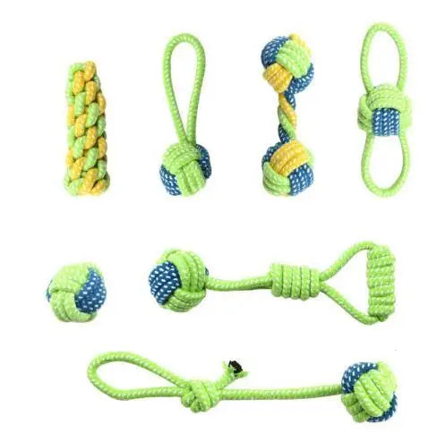 Pet dog toys – interactive cotton rope & chew ball for small & large dogs™