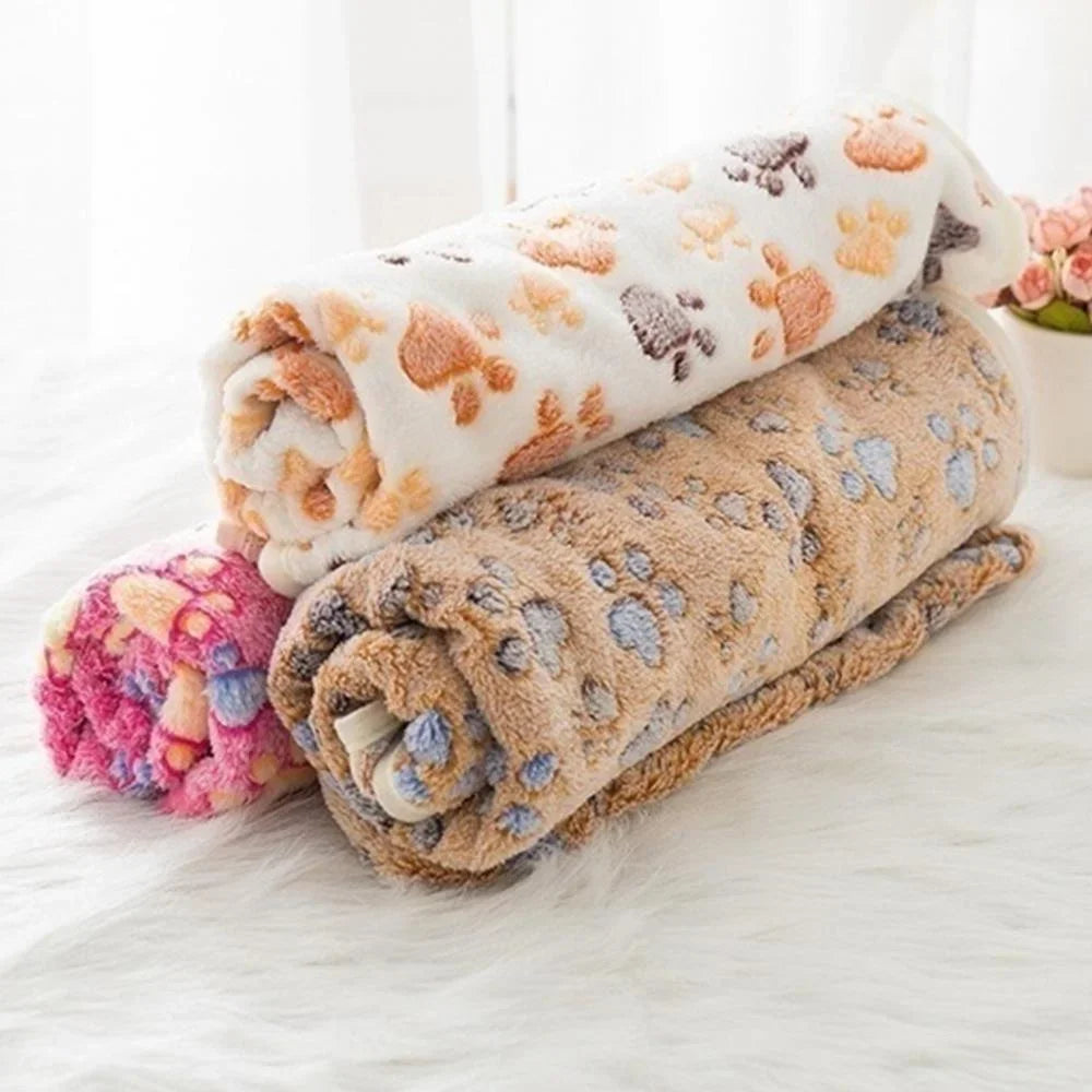 Soft & Fluffy Pet Blanket - Warm Cartoon Mat for Cats and Dogs™