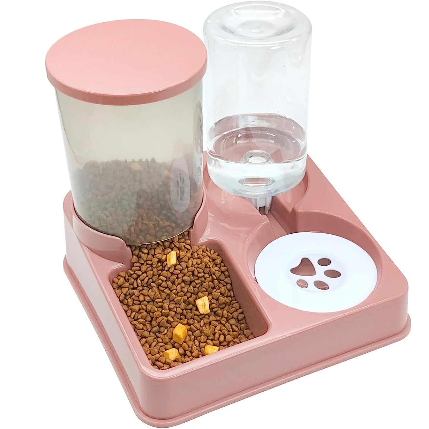 Automatischer Katzenfutterspender – geneigtes Schwerkraft-Futter- und Wasserspender-Set™