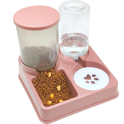 Automatic cat feeder – tilted gravity food & water dispenser set™