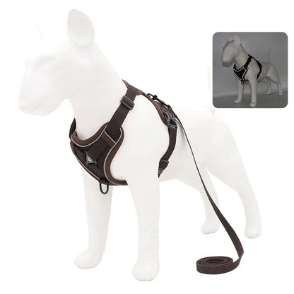 Reflective pet harness – adjustable training vest & leash for small dogs, chihuahua, yorkie™