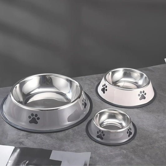 Stainless Steel Pet Bowl – Anti-Fall Food Bowl for Cats & Dogs, Multi-Specification Feeding Bowl™