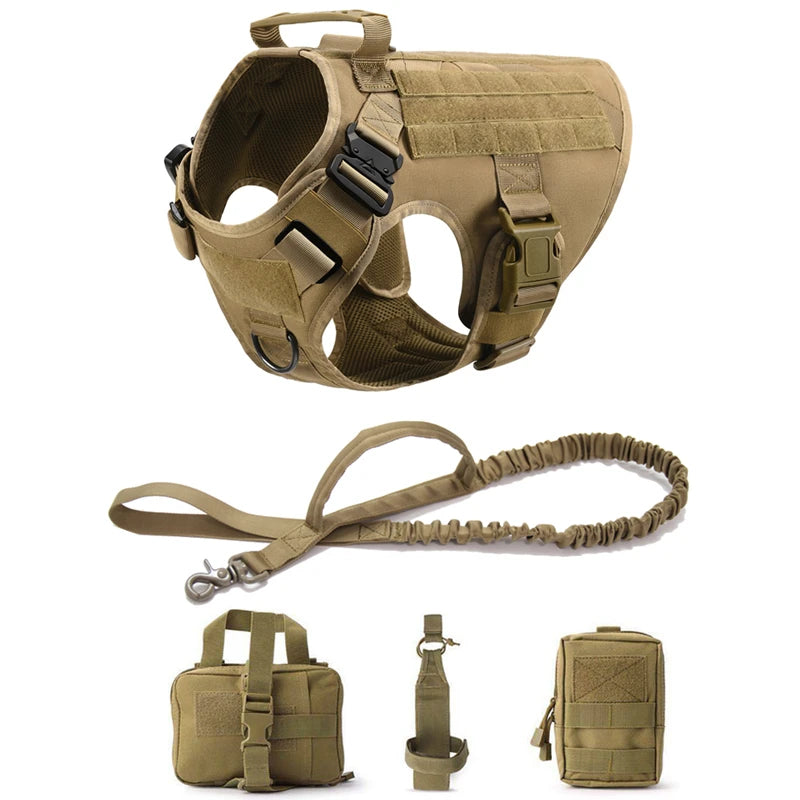 K9 tactical dog harness – military vest & leash set for german shepherds™