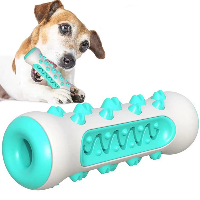 Rubber dog toothbrush toy – safe chew for dental care & teeth cleaning™