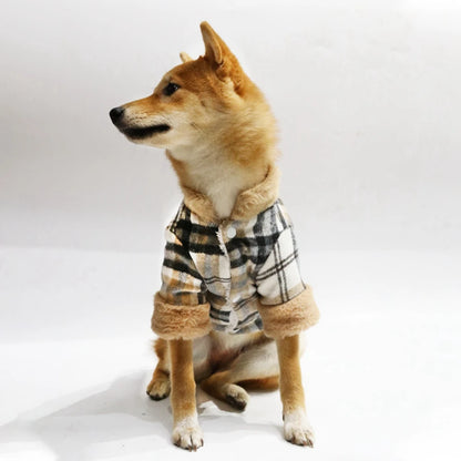 Cozy Winter Pet Jacket with Fur Collar™