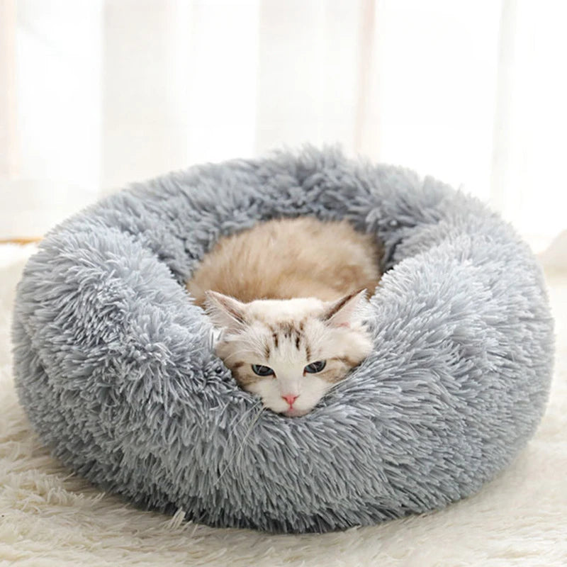 Plush Pet Nest - Washable, Warm, and Perfect for All Seasons™