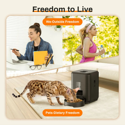 Smart Pet Feeder - Mobile-Controlled Timed Dispenser™