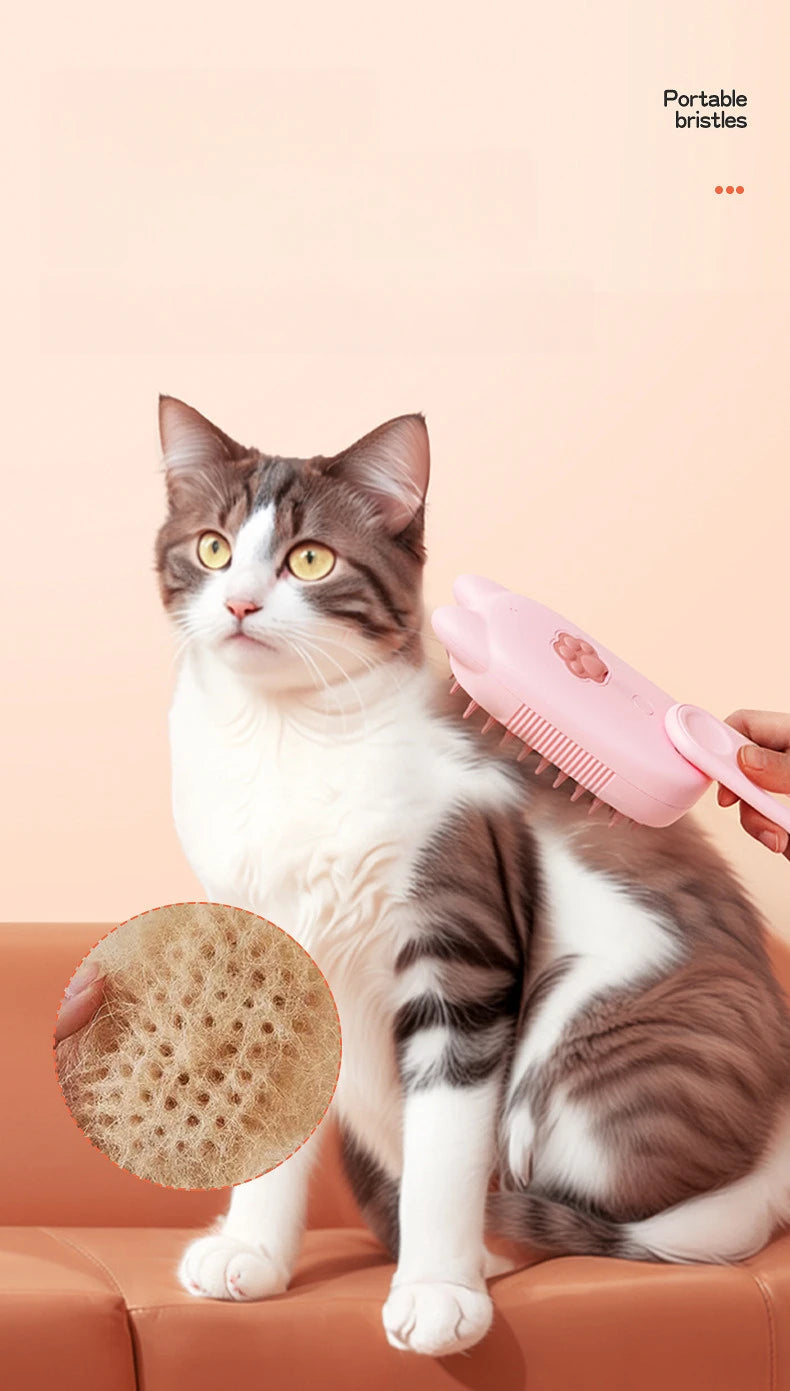 Electric Pet Grooming Brush - Cleaner, Massage & Hair Removal™