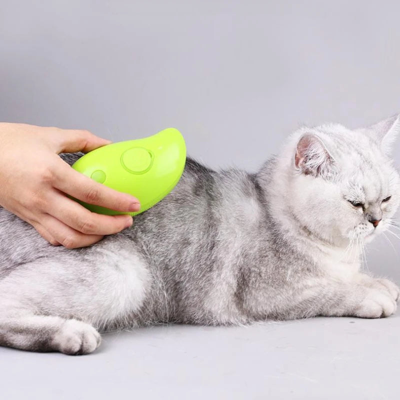 Steamy Pet Brush 3-in-1 | Groom, Detangle & Relax™