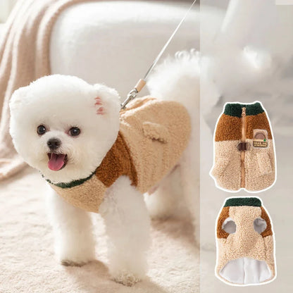 Cozy Brown Pet Jacket for Autumn & Winter™