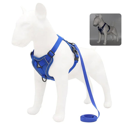 Reflective pet harness – adjustable training vest & leash for small dogs, chihuahua, yorkie™