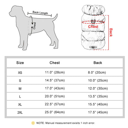 Soft Warm dog clothes – winter padded jacket & vest for small & medium dogs™