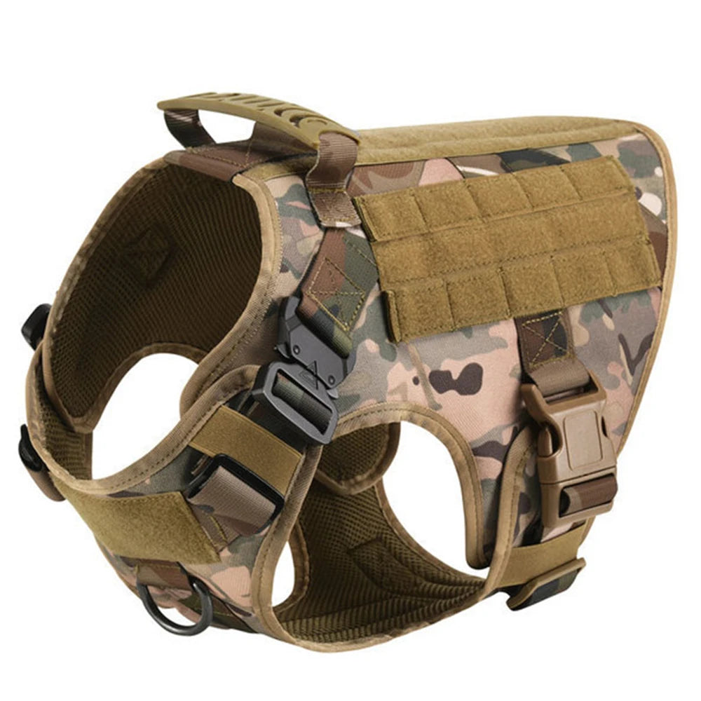 Military dog harness – tactical vest & leash set for large dogs, german shepherd, malinois™