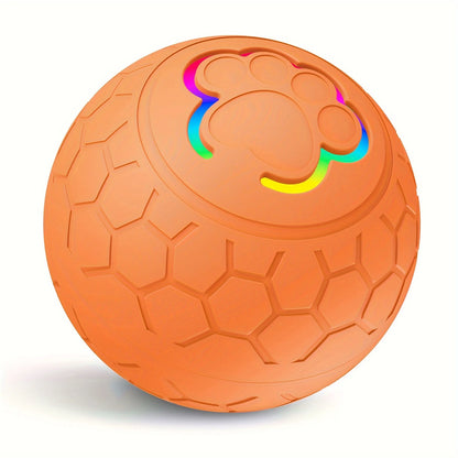 Smart LED Haustierball – wiederaufladbares interaktives Spielzeug mit automatischem Springen & RGB-Lichtern™