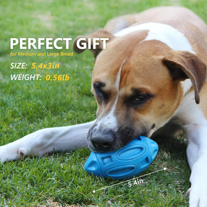 Durable squeaky dog toys – rubber chew ball for aggressive chewers, medium & large breeds™