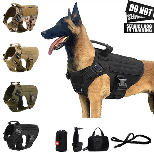 K9 tactical dog harness – military vest & leash set for german shepherds™