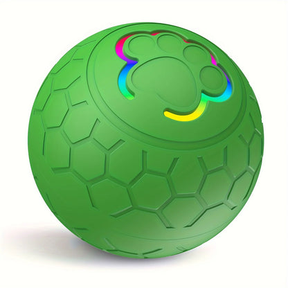 Smart LED pet ball – rechargeable interactive toy with automatic bouncing & RGB lights™