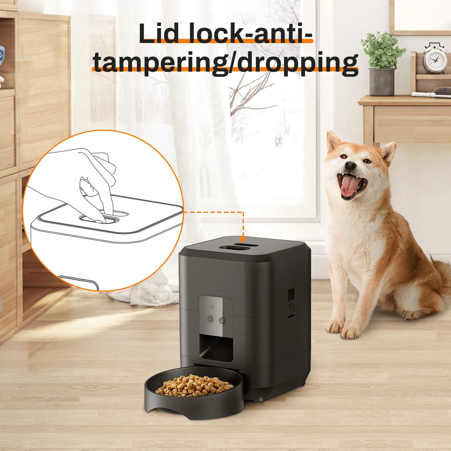 Smart Pet Feeder - Mobile-Controlled Timed Dispenser™