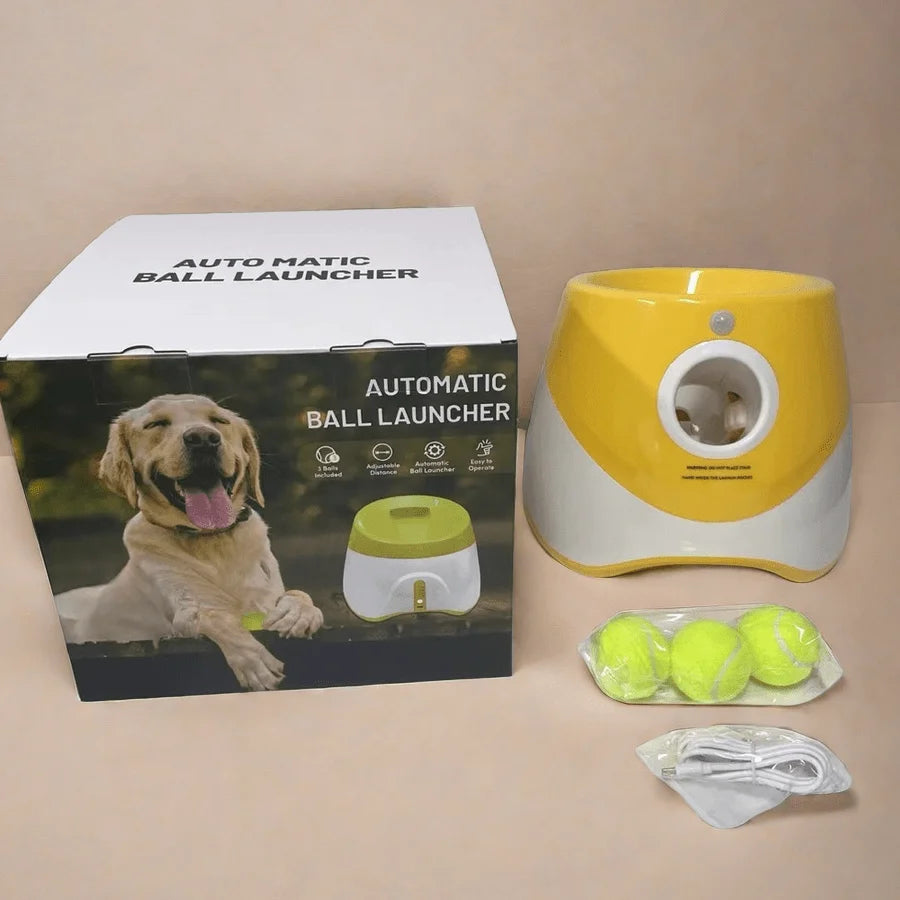 Automatic dog launcher – tennis throwing machine with USB charging for fun interactive play™