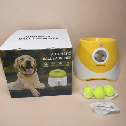 Automatischer Hundewurfgerät – Tenniswurfmaschine mit USB-Ladung für interaktives Spiel™